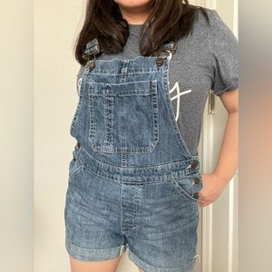 GAP Denim Jean Overall Bibs short bottom